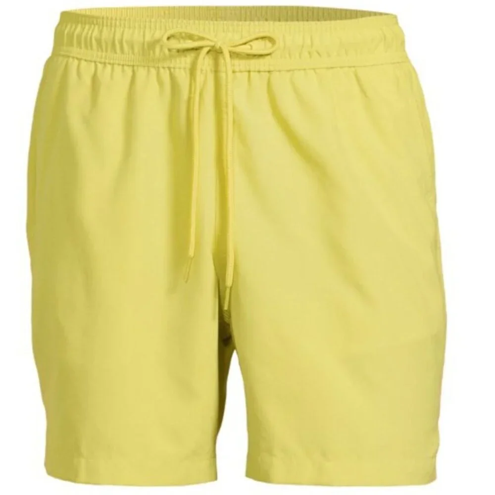 Pale Yellow Men's 3XL Swim Trunks Swim Shorts 6 Inch Inseam SIZE 48-50 NEW